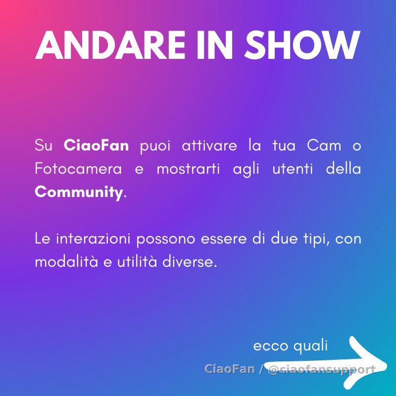 Go Live su Ciaofan